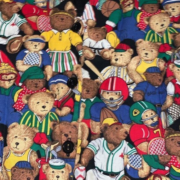 Vintage Teddy Bear Graphic Vest XL - Picture 8 of 12